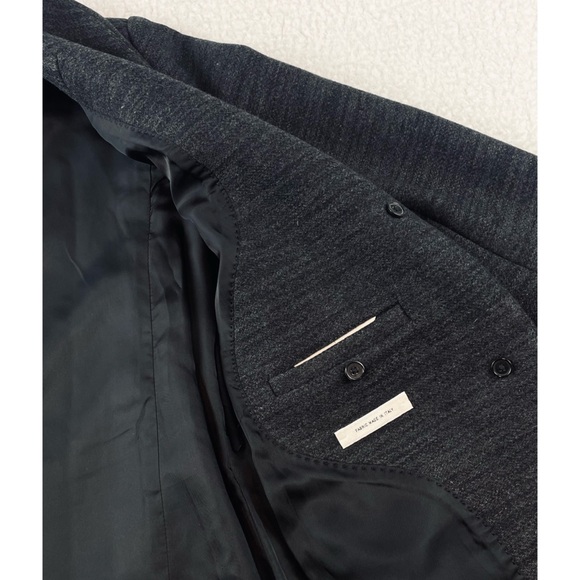 WILFRED • Aritzia Dark Grey/Charcoal Cocoon Wool-Cashmere Trench Coat - Picture 10 of 16